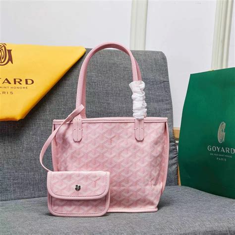 pink goyard bags|anjou mini bag Goyard price.